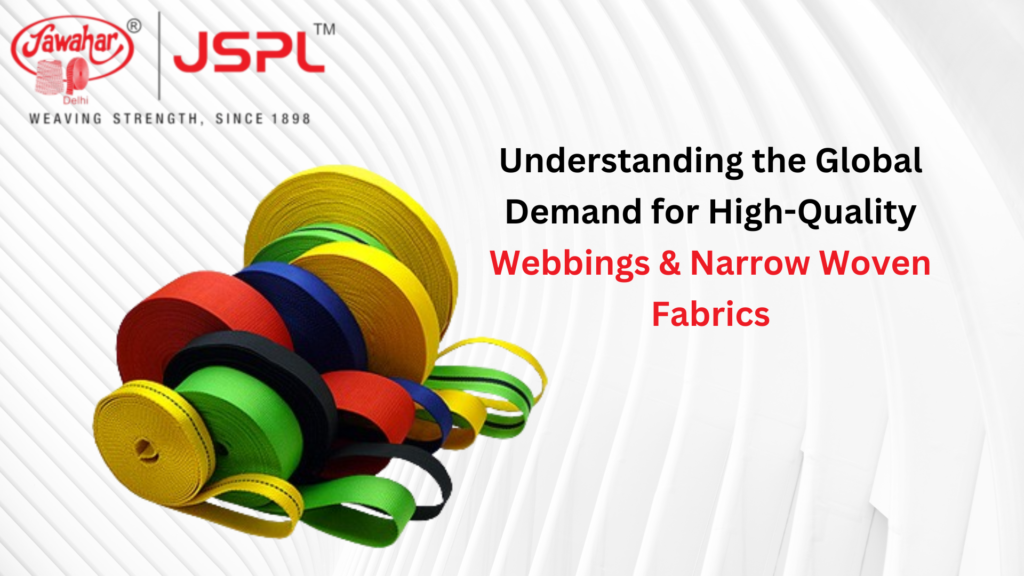 Webbings and ropes treated with UV, FR, hydrophobic, and anti-microbial coatings for industrial and outdoor use.